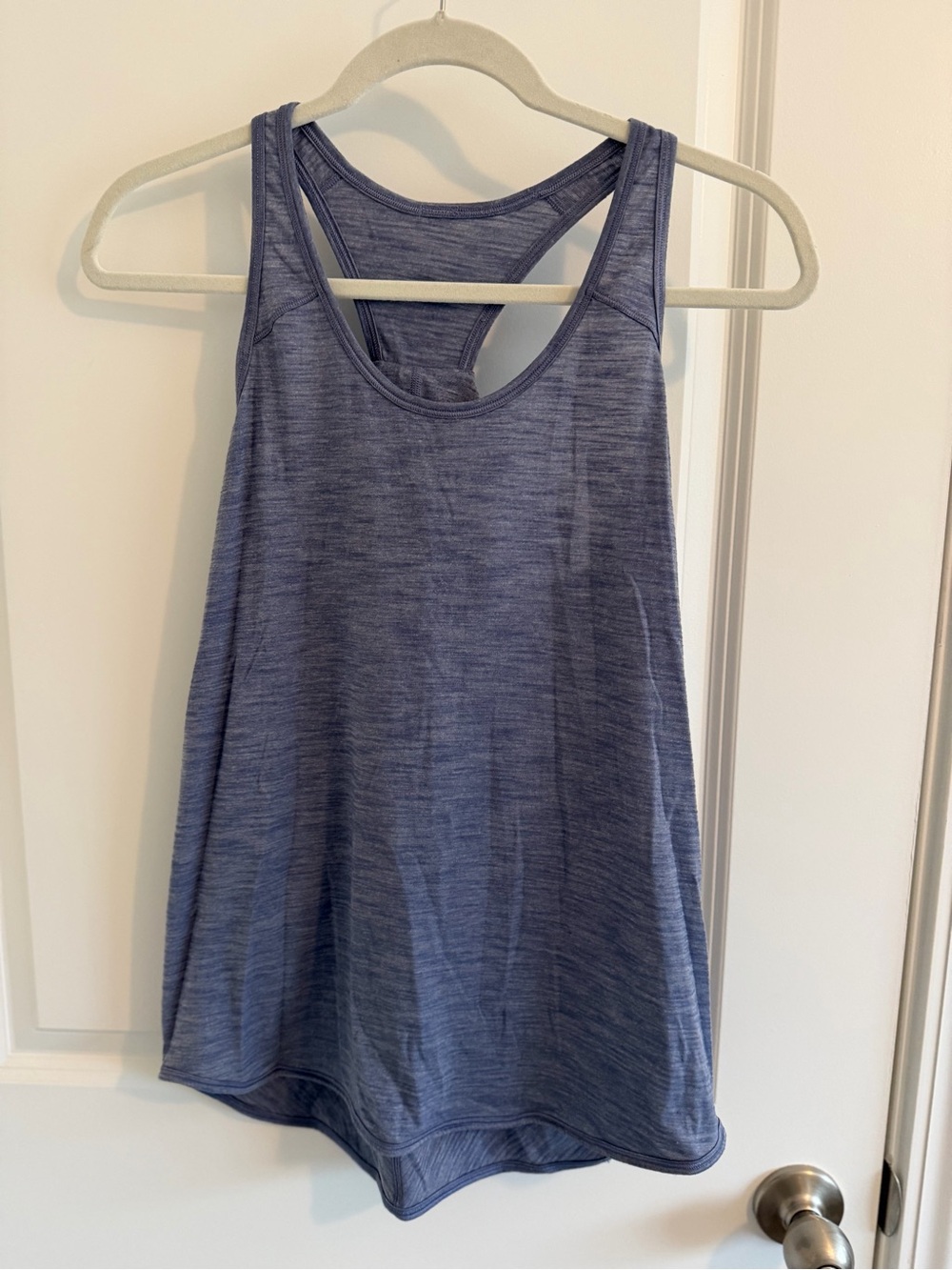 lululemon athletica Heathered Blue Racerback Tank